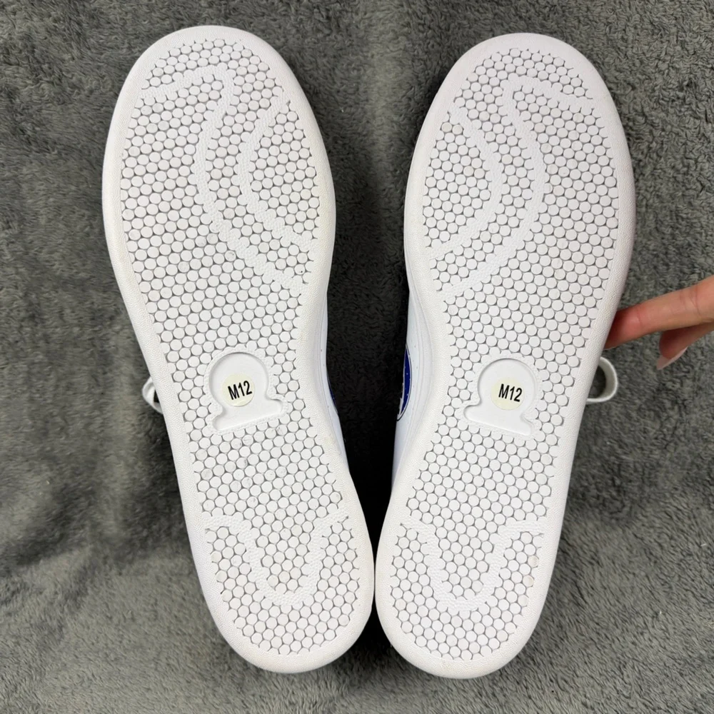 PEPSI Shoes Men’s 12 White Sneakers Lace Up Casual Athletic Retro Tennis Logo - Picture 2 of 12